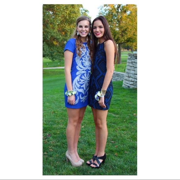 PARKER Printed Bodycon Dress (worn once) - Picture 3 of 8